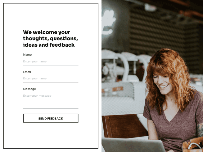 Feedback form